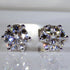 MJ-51 D Color Moissanite Lab Diamond Stud Earring For Women 925 Sterling Silver Wedding Engagement Ear Studs Jewelry